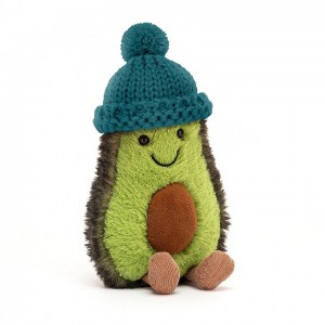 Jellycat Amuseable Cozi Avocado Teal 15 CM X 8 CM, Jellycat USA | YW5487962
