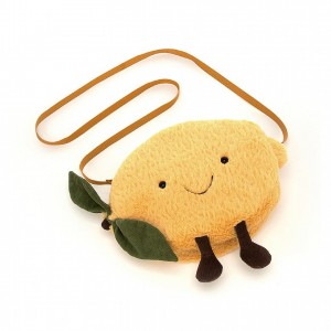 Jellycat Amuseable Lemon Bag 20 CM X 27 CM, Jellycat USA | ZD3426791