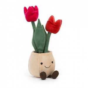 Jellycat Amuseable Tulip Pot 30 CM X 11 CM, Jellycat USA | EX4671532