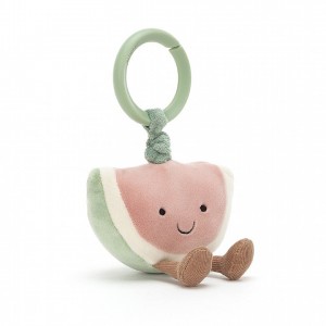 Jellycat Amuseable Watermelon Jitter 11 CM X 6 CM, Jellycat USA | CV4589230