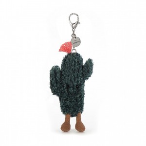 Jellycat Amuseables Cactus Bag Charm 13 CM X 5 CM, Jellycat USA | QK0179548