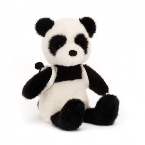 Jellycat Backpack Panda 22 CM X 10 CM, Jellycat USA | NU9185634
