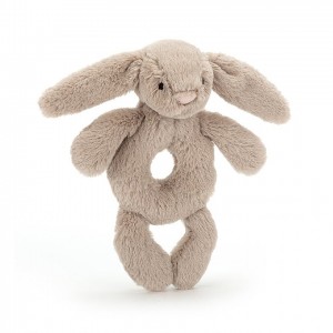 Jellycat Bashful Beige Bunny Grabber 18 CM X 7 CM, Jellycat USA | JE8527403