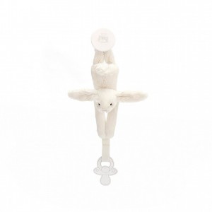 Jellycat Bashful Cream Dummy Holder 19 CM X 4 CM, Jellycat USA | SQ5724389
