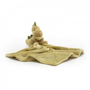 Jellycat Bashful Dino Soother 34 CM X 34 CM, Jellycat USA | AI3721864