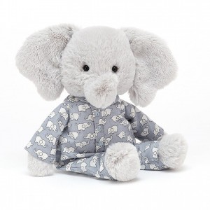 Jellycat Bedtime Elephant 23 CM X 9 CM, Jellycat USA | MV7029516