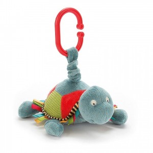 Jellycat Carnival Turtle Jitter 9 CM X 9 CM, Jellycat USA | LO9786354