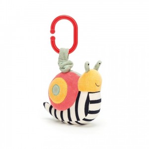 Jellycat Doodlebug Snail Jitter 12 CM X 5 CM, Jellycat USA | VN6912578