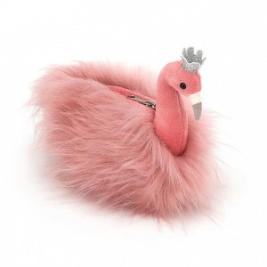Jellycat Fancy Flamingo Purse 17 CM X 4 CM, Jellycat USA | KY5179203