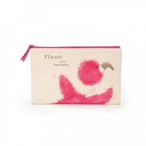 Jellycat Flaunt Your Feathers Pouch 27 CM X 18 CM, Jellycat USA | CD5201983