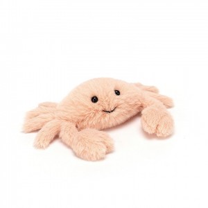 Jellycat Fluffy Crab 4 CM X 9 CM, Jellycat USA | OF5468173