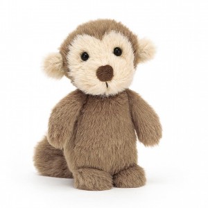 Jellycat Fluffy Monkey 11 CM X 5 CM, Jellycat USA | OY1634597