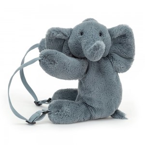 Jellycat Huggady Elephant Backpack 28 CM X 30 CM, Jellycat USA | UA7398516