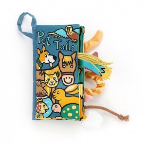 Jellycat Pet Tails Book 20 CM X 12 CM, Jellycat USA | FC3926580