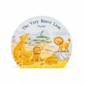 Jellycat The Very Brave Lion Puzzle 23 CM X 20 CM, Jellycat USA | BZ8215930