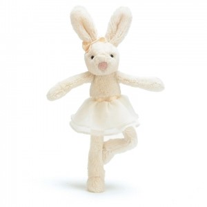 Jellycat Tutu Lulu Cream Bunny 23 CM, Jellycat USA | VX5618704
