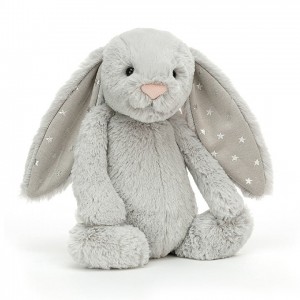 MEDIUM Jellycat Bashful Shimmer Bunny 31 CM X 12 CM, Jellycat USA | RK3816407