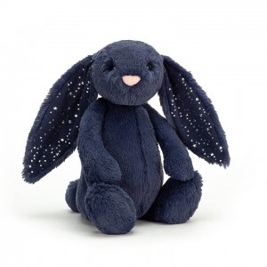 MEDIUM Jellycat Bashful Stardust Bunny 31 CM X 12 CM, Jellycat USA | XR1304258