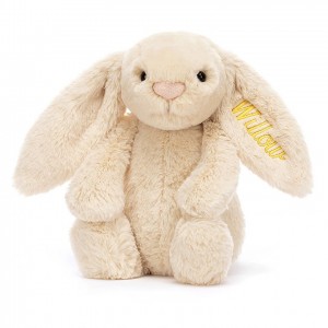 MEDIUM Jellycat Personalised Bashful Luxe Bunny Willow 31 CM X 12 CM, Jellycat USA | HL7459328