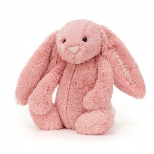 MEDIUM Jellycat Personalised Bashful Petal Bunny 31 CM X 12 CM, Jellycat USA | RI5127086
