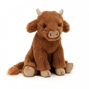 SMALL Jellycat Callie Cow 20 CM X 9 CM, Jellycat USA | UR9753168