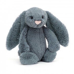 TINY Jellycat Bashful Dusky Blue Bunny 13 CM X 6 CM, Jellycat USA | JR9857164