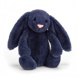 TINY Jellycat Bashful Navy Bunny 13 CM X 6 CM, Jellycat USA | QX6245781