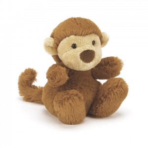 TINY Jellycat Poppet Monkey 10 CM, Jellycat USA | XE7903218